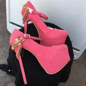 High Heels. Pink and Gold ✨